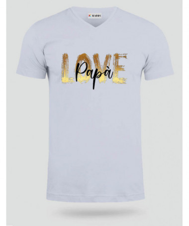 Love Papà T-shirt Scollo V
