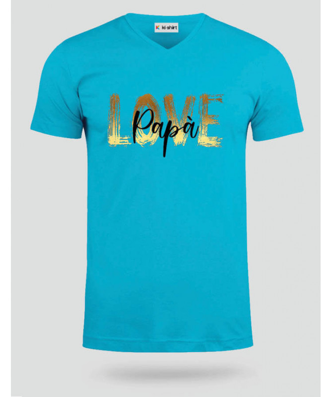 Love Papà T-shirt Scollo V
