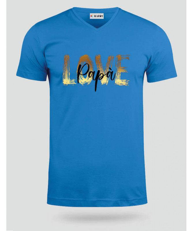 Love Papà T-shirt Scollo V