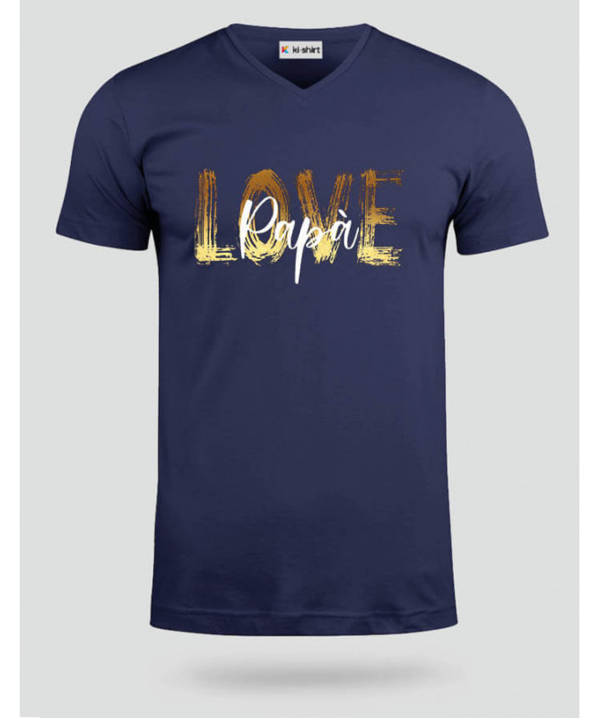 Love Papà T-shirt Scollo V