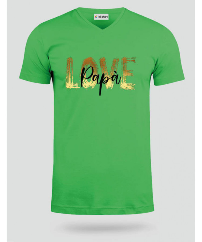 Love Papà T-shirt Scollo V