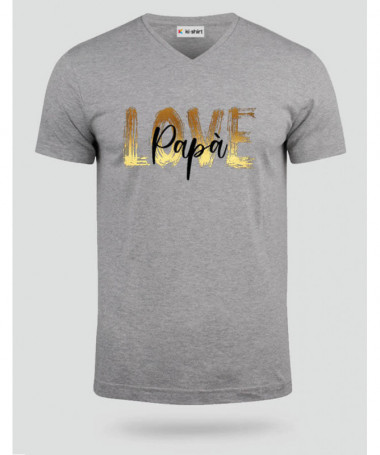 Love Papà T-shirt Scollo V