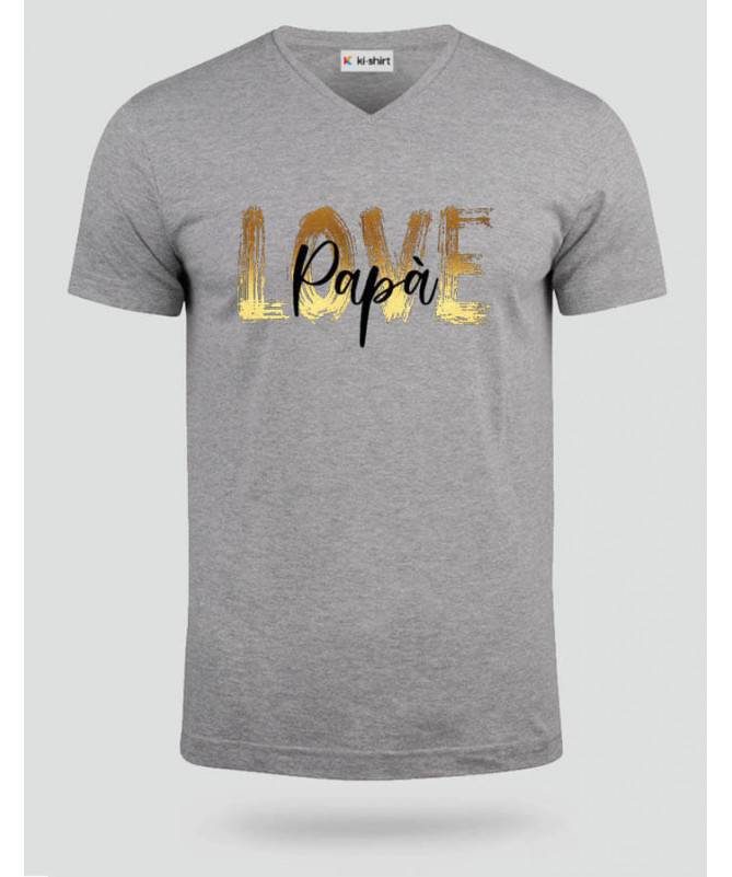Love Papà T-shirt Scollo V