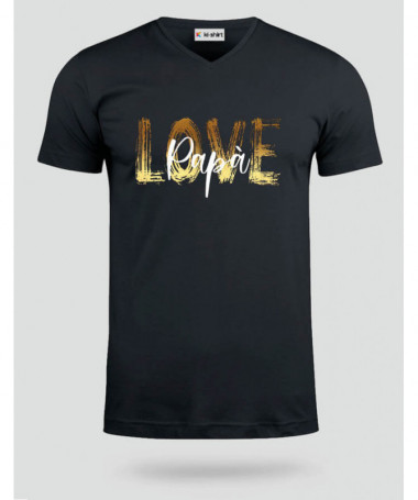 Love Papà T-shirt Scollo V