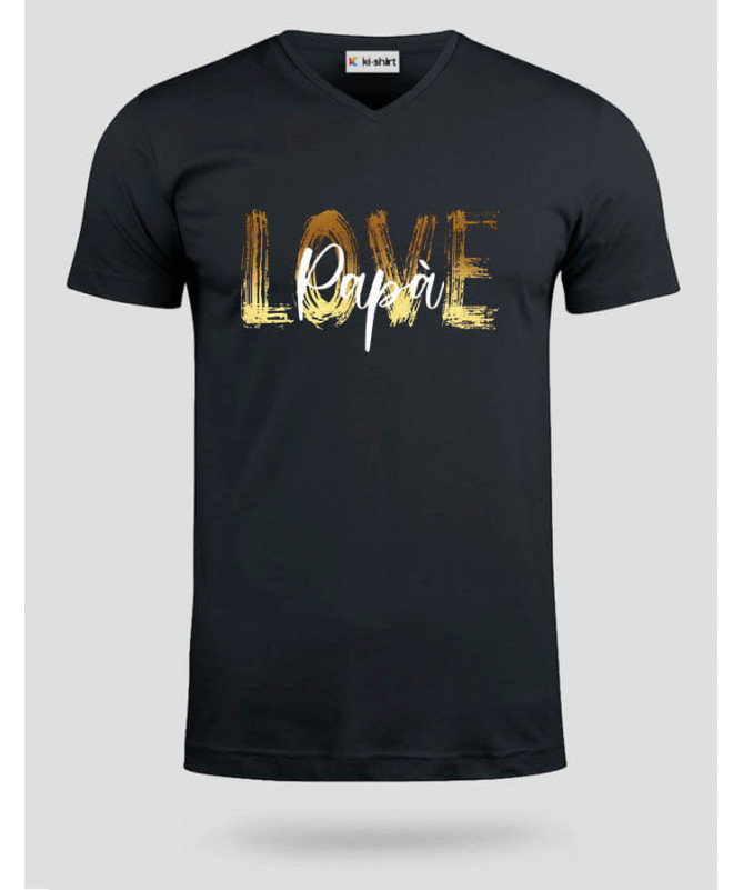 Love Papà T-shirt Scollo V