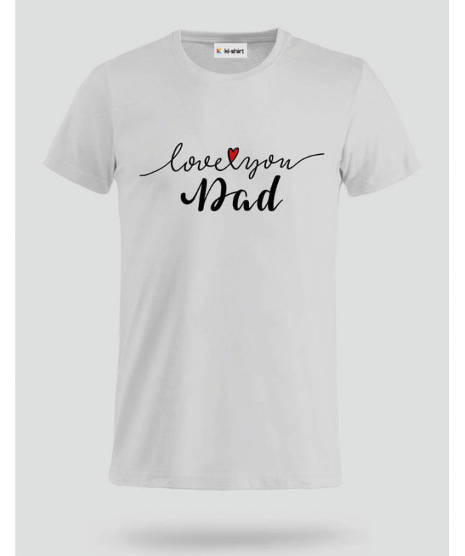 Love you dad T-shirt Basic Uomo