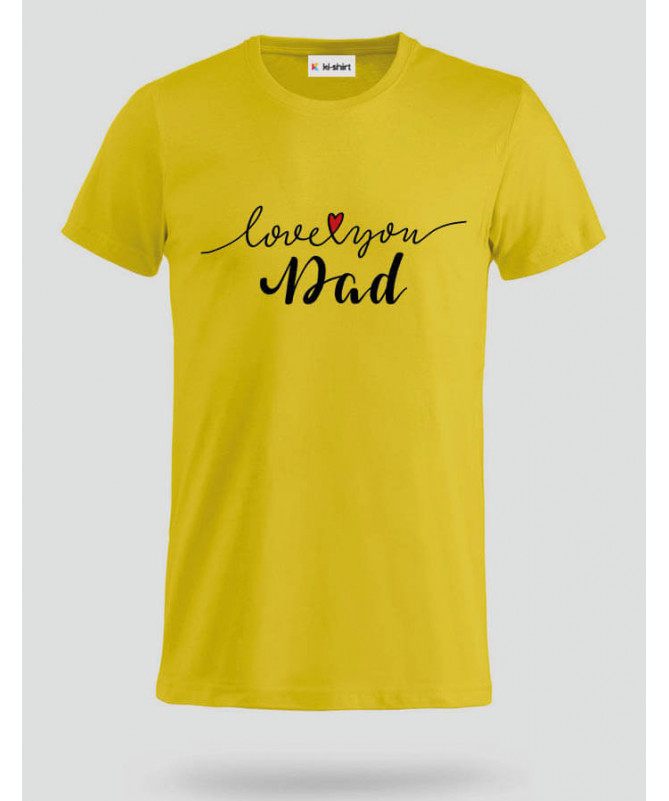 Love you dad T-shirt Basic Uomo