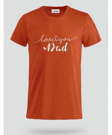 Love you dad T-shirt Basic Uomo