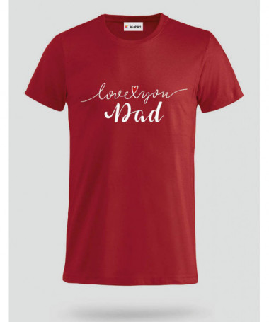 Love you dad T-shirt Basic Uomo