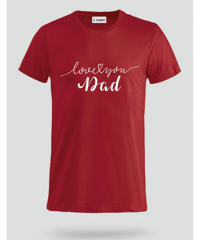 Love you dad T-shirt Basic Uomo
