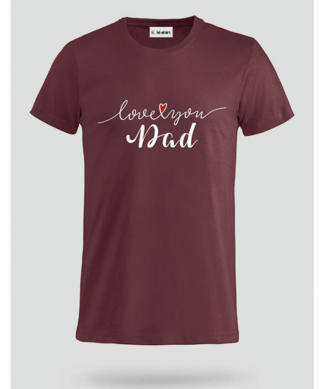 Love you dad T-shirt Basic Uomo