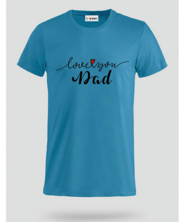 Love you dad T-shirt Basic Uomo