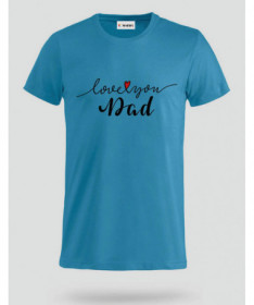 Love you dad T-shirt Basic Uomo