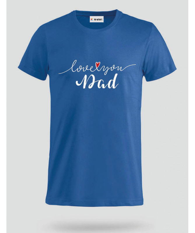 Love you dad T-shirt Basic Uomo