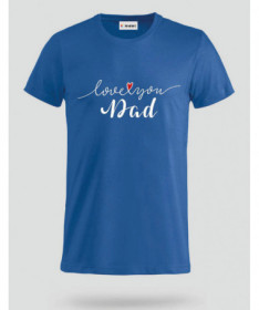 Love you dad T-shirt Basic Uomo