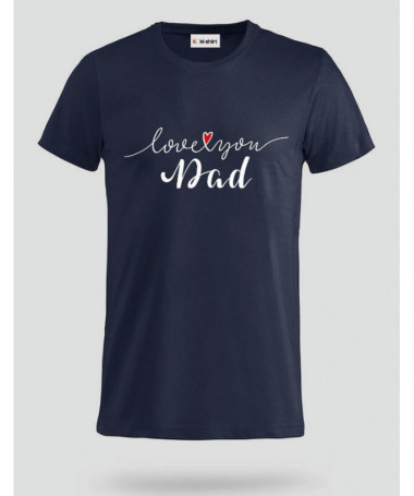 Love you dad T-shirt Basic Uomo