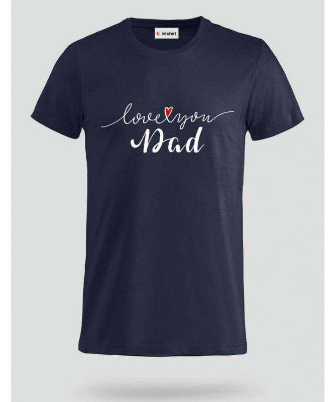 Love you dad T-shirt Basic Uomo