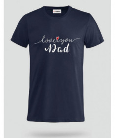 Love you dad T-shirt Basic Uomo