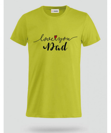 Love you dad T-shirt Basic Uomo