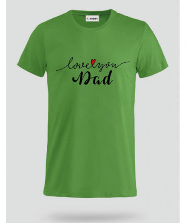 Love you dad T-shirt Basic Uomo