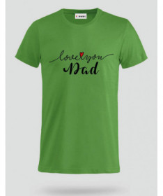 Love you dad T-shirt Basic Uomo