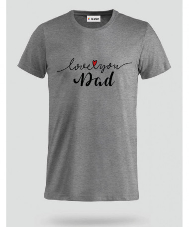 Love you dad T-shirt Basic Uomo