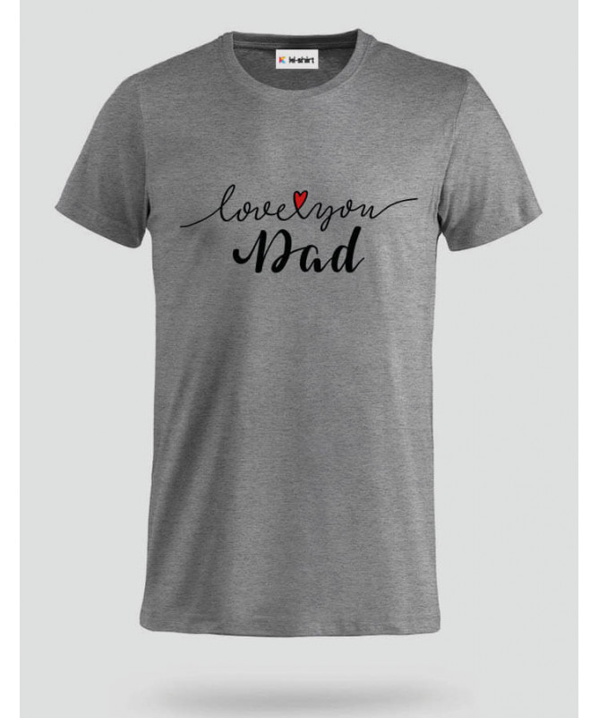 Love you dad T-shirt Basic Uomo
