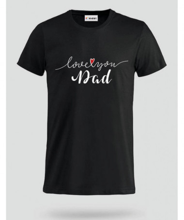 Love you dad T-shirt Basic Uomo