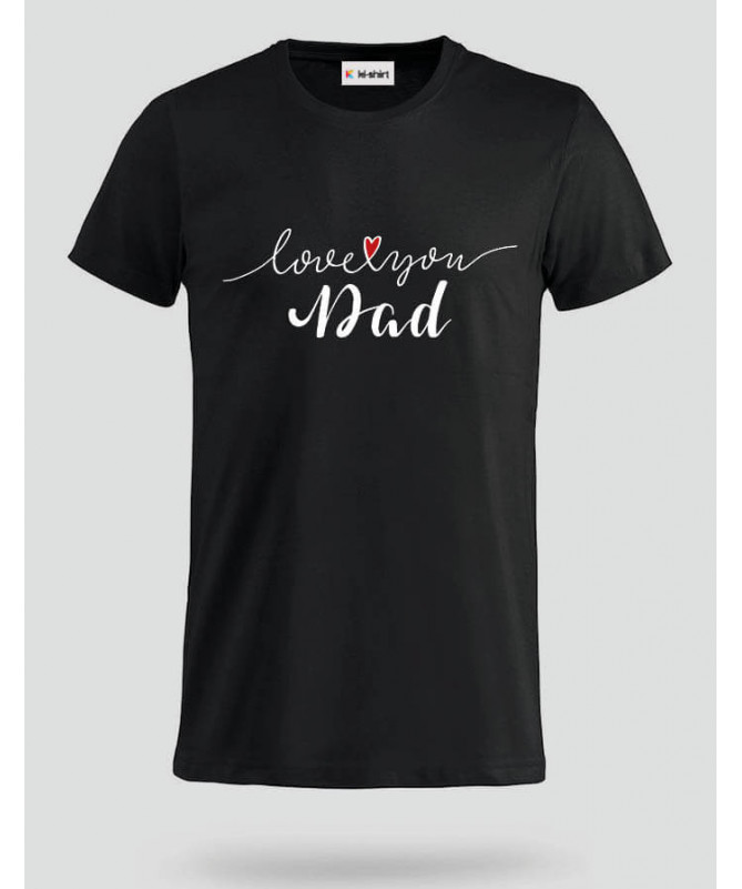 Love you dad T-shirt Basic Uomo