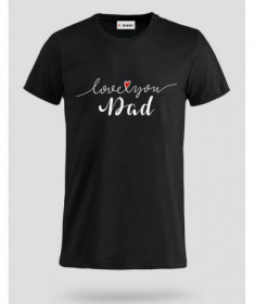 Love you dad T-shirt Basic Uomo