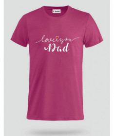 Love you dad T-shirt Basic Uomo
