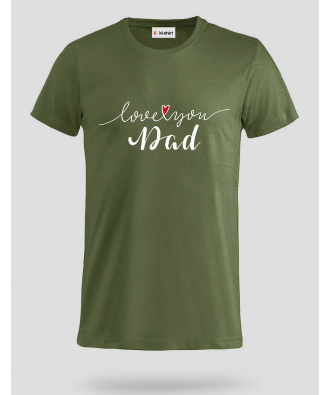 Love you dad T-shirt Basic Uomo