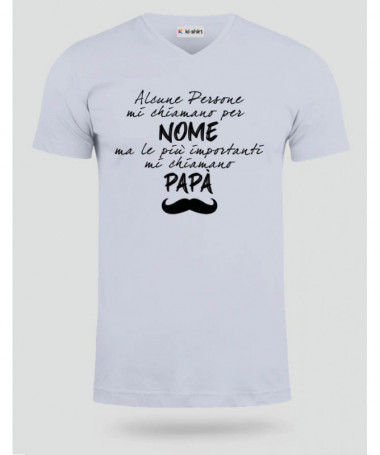 Papà T-shirt Scollo V