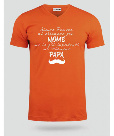 Papà T-shirt Scollo V