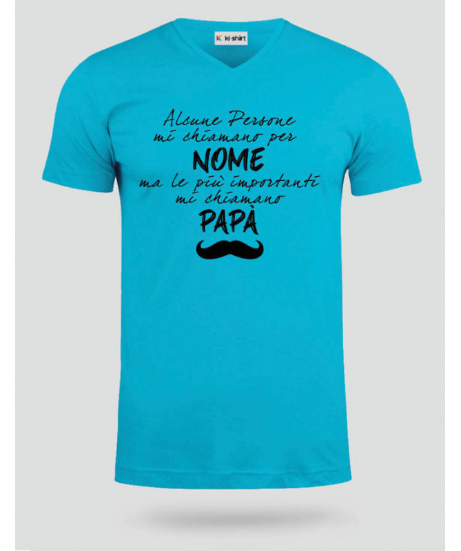 Papà T-shirt Scollo V