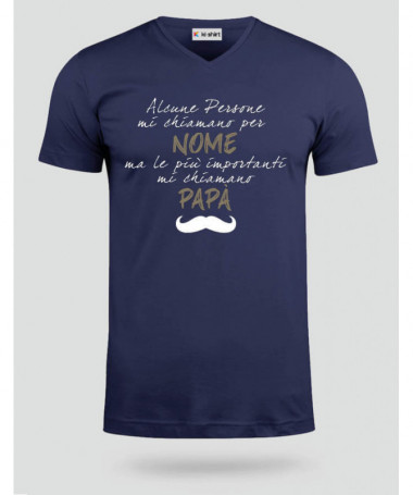 Papà T-shirt Scollo V