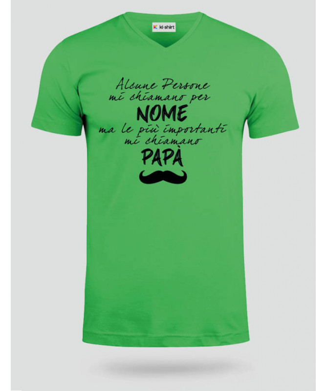 Papà T-shirt Scollo V