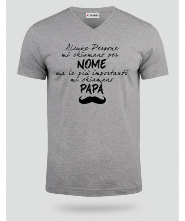 Papà T-shirt Scollo V