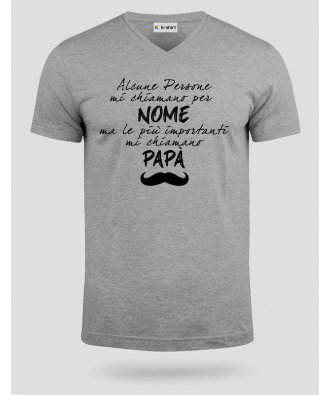 Papà T-shirt Scollo V