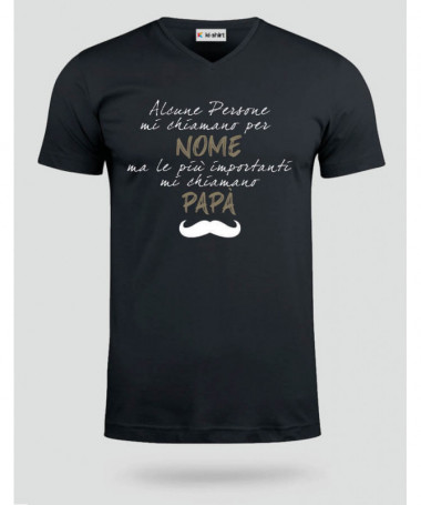 Papà T-shirt Scollo V