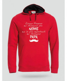 Papà Felpa Premium con cappuccio Uomo