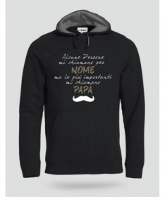 Papà Felpa Premium con cappuccio Uomo