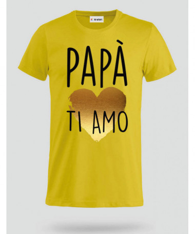Papà ti amo T-shirt Basic Uomo