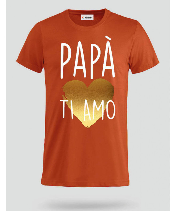 Papà ti amo T-shirt Basic Uomo