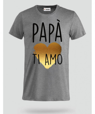 Papà ti amo T-shirt Basic Uomo