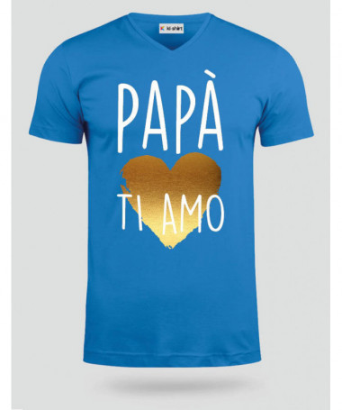 Papà ti amo T-shirt Scollo V