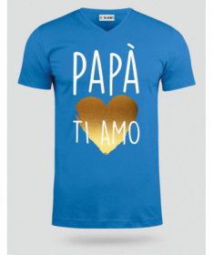 Papà ti amo T-shirt Scollo V