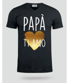 Papà ti amo T-shirt Scollo V
