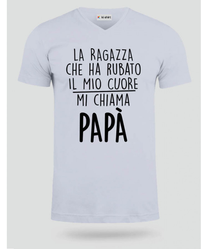 Rubato il cuore T-shirt Scollo V