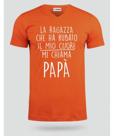 Rubato il cuore T-shirt Scollo V